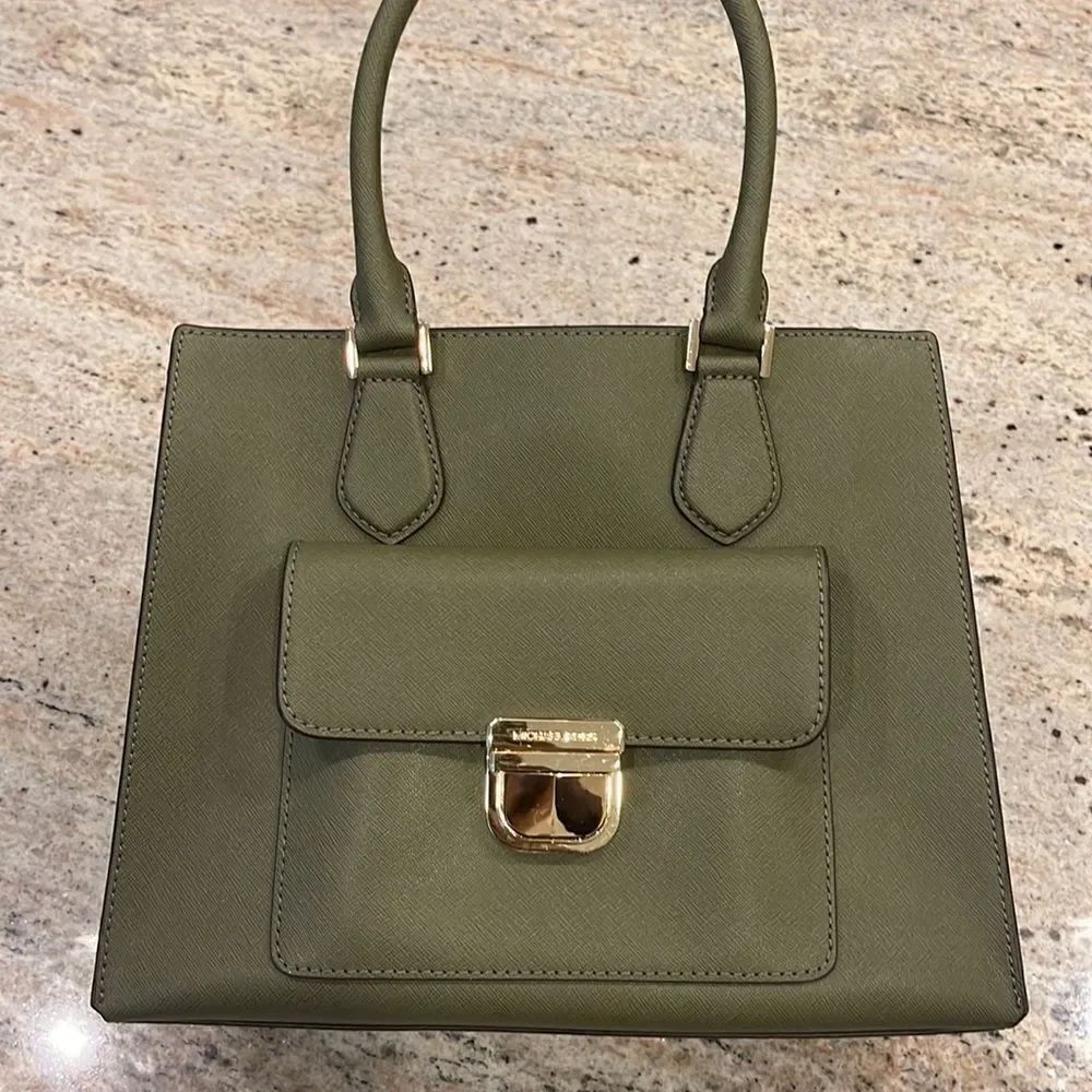 Michael Kors Olive Green Purse